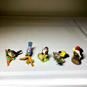 Vintage Franklin Mint Garden Birds of the World. 1982. Miniature Porcelain